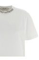 Crystal crew neck t-shirt White