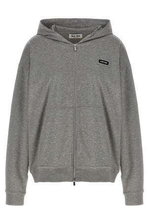 Logo hoodie Gray