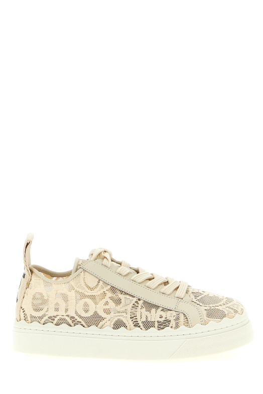 'Lauren' low-top sneakers Beige