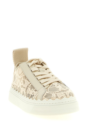 'Lauren' low-top sneakers Beige