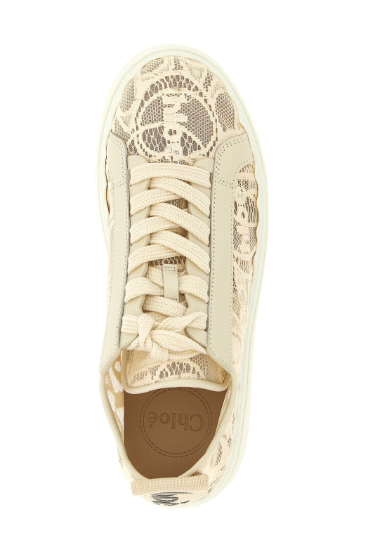 'Lauren' low-top sneakers Beige