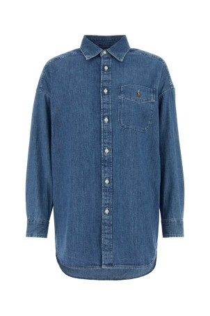 Denim oversize shirt POLO RALPH LAUREN (211909442)