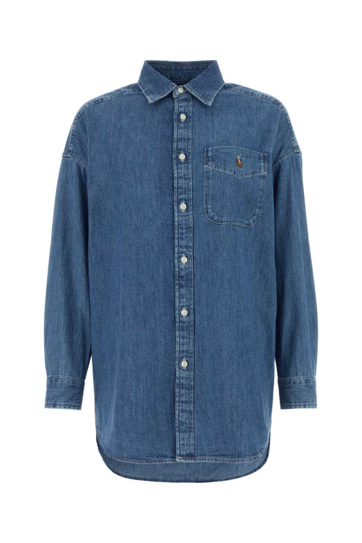 Denim oversize shirt POLO RALPH LAUREN (211909442)