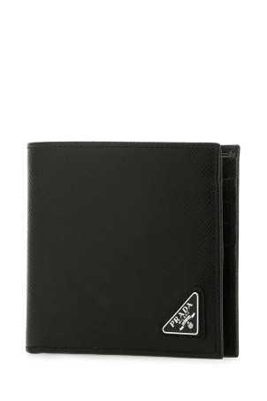Black leather wallet Black PRADA (2MO513QHH)