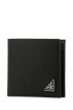 Black leather wallet Black PRADA (2MO513QHH)
