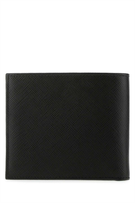 Black leather wallet Black PRADA (2MO513QHH)
