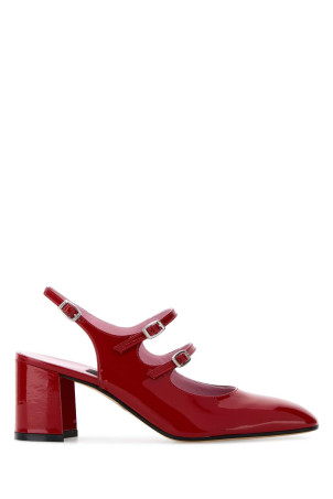 Red leather Banana pumps Red CAREL PARIS (BANANA)