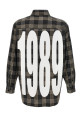 Футболка з логотипом Сіра 1989 STUDIO (D0726GREYCHECK) Футболка з логотипом Сіра 1989 STUDIO (D0726GREYCHECK)