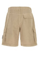 Бежевые нейлоновые бермуды STONE ISLAND (L1S15L100001S0069)