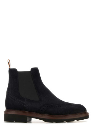 Midnight blue suede Kalama ankle boots SANTONI (MCCO19116JL4GRVR)