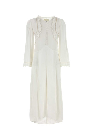 White crepe Faustina dress ISABEL MARANT (RO0806FAC3J11I)