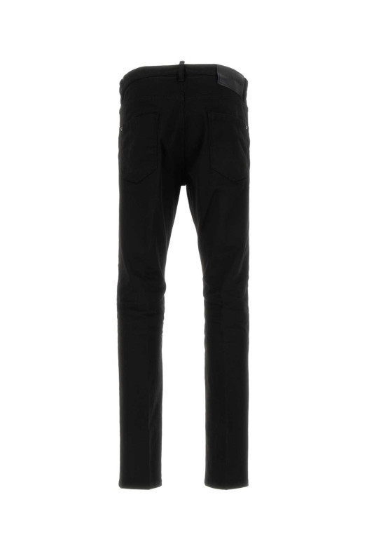 Джинси «Cool Guy» з чорного еластичного деніму від DSQUARED (S74LB1742S39781) DSQUARED2