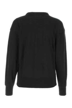 Black linen Klowia t-shirt ISABEL MARANT ETOILE (TS0005FAA1N10E)