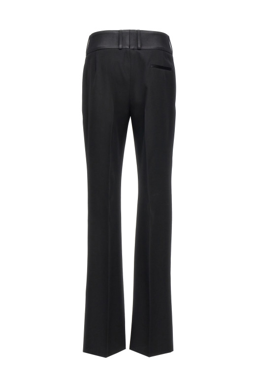 Брюки-смокинг, чёрные FERRAGAMO 770080NERO