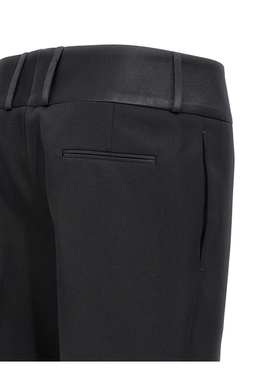Брюки-смокинг, чёрные FERRAGAMO 770080NERO