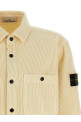 Рубашка из ребристого бархата, бежевого цвета STONE ISLAND K2S151200012S0212V0093