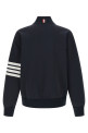 Техническая бомбер-куртка из вискозы, синяя THOM BROWNE MJT569AJ0242415