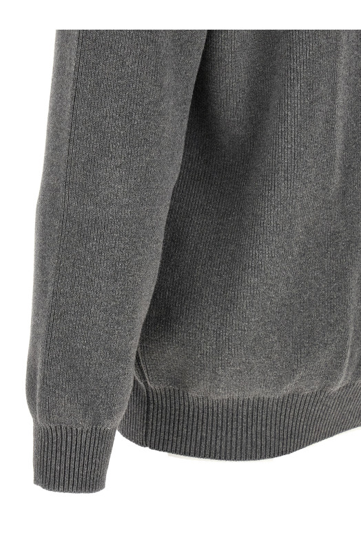 Logo cardigan Gray