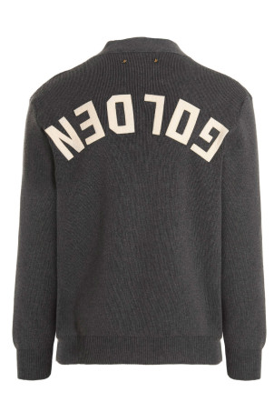 Logo cardigan Gray