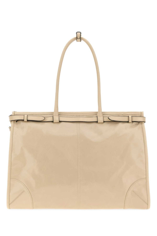 Кожаная сумка через плечо цвета «песок» PRADA (1BA4392CYR)
