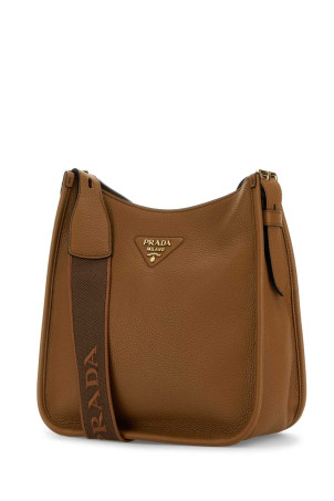 Caramel leather shoulder bag PRADA (1BC073V7NO2DKV)