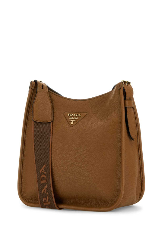 Caramel leather shoulder bag PRADA (1BC073V7NO2DKV)