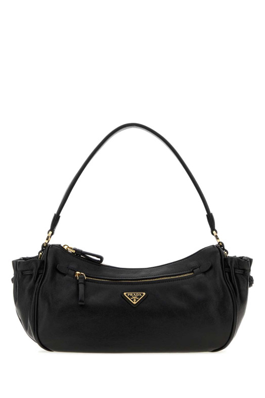 Black leather small shoulder bag Black PRADA (1BC2962ZQX)