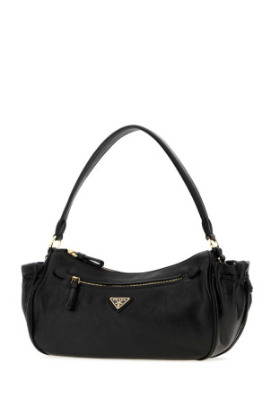 Black leather small shoulder bag Black PRADA (1BC2962ZQX)