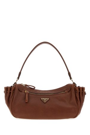 Caramel leather small shoulder bag PRADA (1BC2962ZQX)