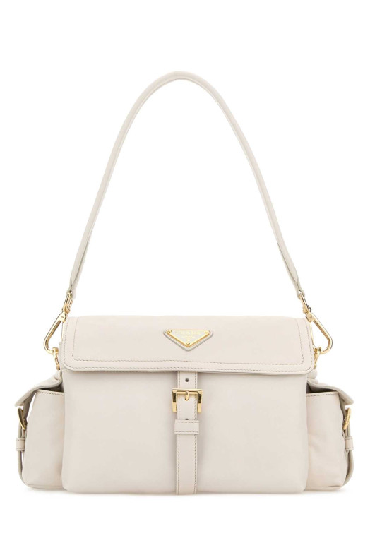 Сумка через плечо Prada Explore из кожи наппа цвета слоновой кости PRADA (1BD394VNOO2DX8)