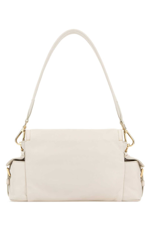 Сумка через плечо Prada Explore из кожи наппа цвета слоновой кости PRADA (1BD394VNOO2DX8)