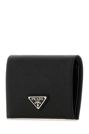 Black leather wallet PRADA (1MV204QHH)
