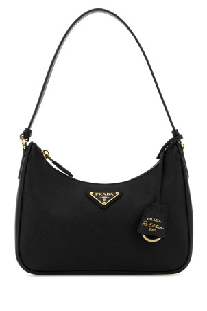 Black leather Prada Re-Edition 2005 shoulder bag PRADA (1N204WNZV)