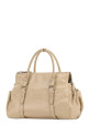 Кожаная сумочка MIU MIU песочного цвета (5BA3282A44)