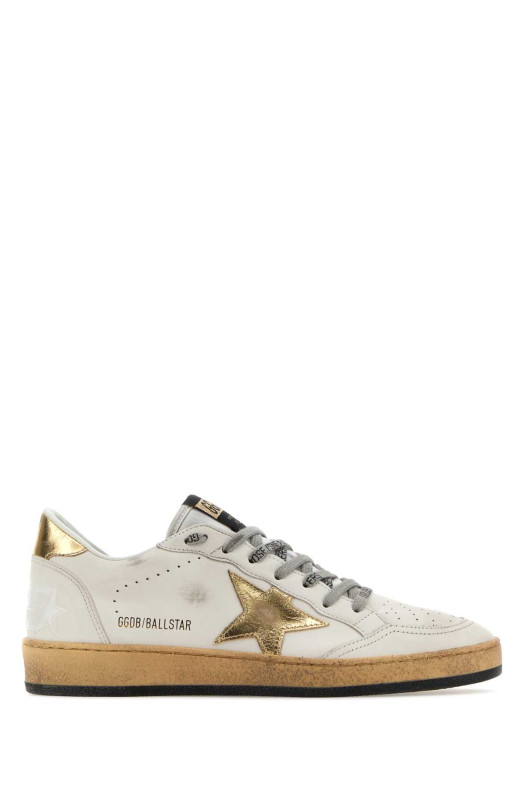 White leather Ball Star sneakers GOLDEN GOOSE DELUXE BRAND (GWF00117F000783)