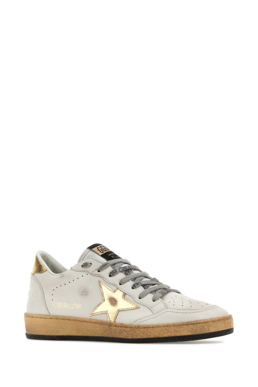 White leather Ball Star sneakers GOLDEN GOOSE DELUXE BRAND (GWF00117F000783)