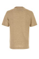 Cappuccino linen t-shirt ZEGNA (RUH352A3H776)