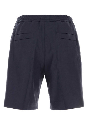 Blue linen bermuda shorts ZEGNA (RUHI35A3TB14)