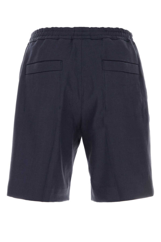Blue linen bermuda shorts ZEGNA (RUHI35A3TB14)