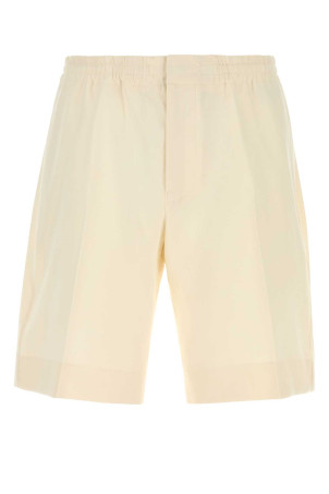Ivory linen bermuda shorts ZEGNA (RUHI35A3TB14)