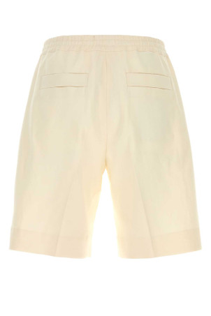 Ivory linen bermuda shorts ZEGNA (RUHI35A3TB14)