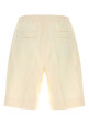 Ivory linen bermuda shorts ZEGNA (RUHI35A3TB14)