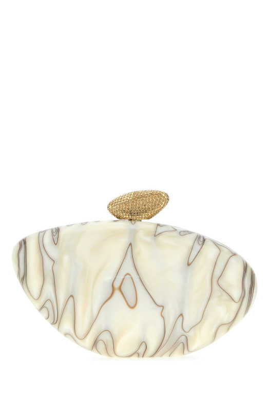 Printed PVC Armonia clutch BENEDETTA BRUZZICHES (0002042)