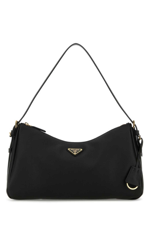 Black leather handbag Black PRADA (1BC231VLVM2CYS)
