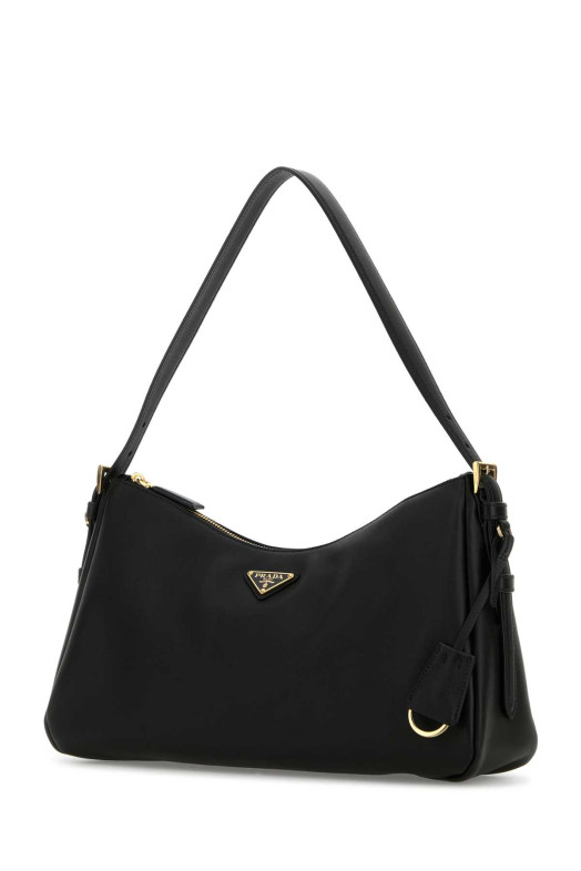 Black leather handbag Black PRADA (1BC231VLVM2CYS)