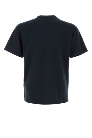 Midnight blue cotton t-shirt Black STONE ISLAND (210000811)