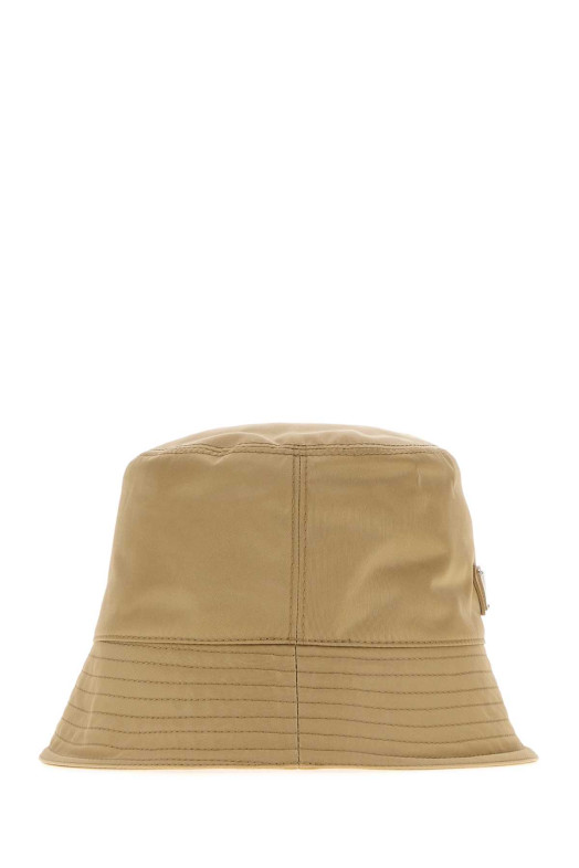 Beige nylon bucket hat PRADA (2HC1372DMI)