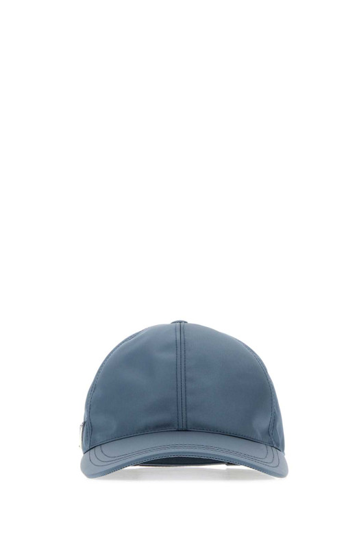 Бейсболка PRADA з матеріалу Re-Nylon кольору «Air Force blue» (2HC2742DMI)
