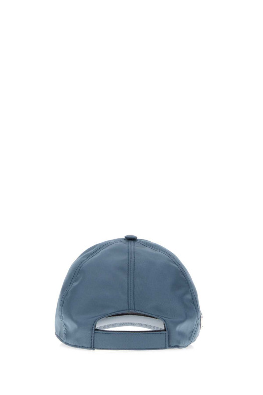 Бейсболка PRADA з матеріалу Re-Nylon кольору «Air Force blue» (2HC2742DMI)