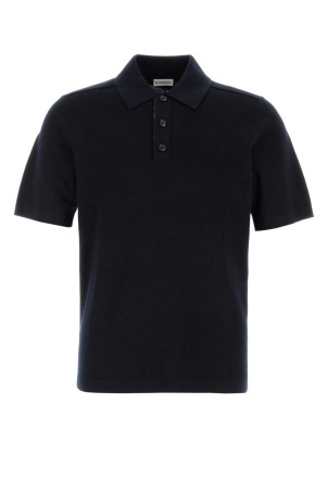 Midnight blue wool polo shirt BURBERRY (8127129)